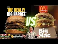 BATTLE Hardee s NEW Really Big Hardee VS McDonald s Big Mac ZacknDad