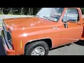 1974 Chevy C10 Short Bed Idling Walk Around
