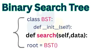 Python Program To Implement Binary Search Tree Program 3 Search Operation