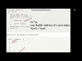 pointer and array in c language part 2 introduction