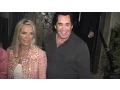 WAYNE NEWTON and wife KATHLEEN meet fans outside Beverly Hills restaurant
