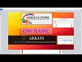 GW BASIC - ARRAYS