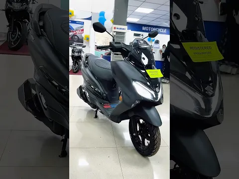 New Burgman 2026 Model Launch in Bhatkal 🔥✅💯 #shorts #suzuki #burgman #bhatkal #latest