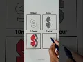 How to Draw 3d Letter S