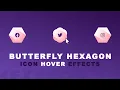 Butterfly Hexagon Icon Hover Effects Icon Hover Animation CSS Social Icon Hover Effect In CSS