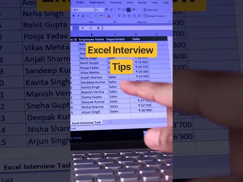 Excel Interview Questions & Answers | IF Formula #exceltips #excelformula #excelinterview #shorts
