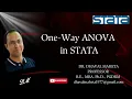 41 One-Way ANOVA in STATA Dr Dhaval Maheta