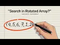 Search in Rotated Sorted Array - LeetCode 33 Explained