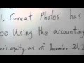 Financial Accounting 201 Chapter 1 Example