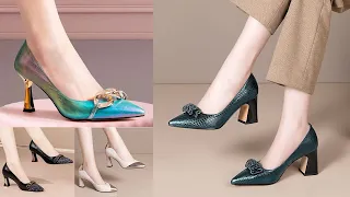 Chappal High Heels Sandals Pumps Winter 2023 Shoes For Women احذية للبنات Best Slip On Shoes 