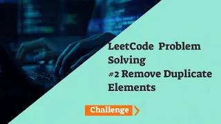 LeetCode 26 Remove Duplicates from Sorted Array Java Solution Easy Explanation