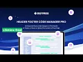 Header Footer Code Manager Pro WordPress Plugin Lifetime Deal 29