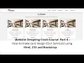 Website Design Part-4 How to make card design Our Services using Html CSS and Bootstrap