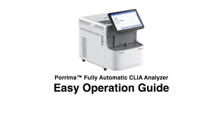 easy operation guide for porrima clia analyzer