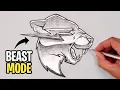 How To Draw Mr Beast Logo in Chrome Sketch Tutorial