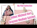 Michael Kors MK Medium Grayson Rose Satchel Bag Unboxing Review and Why I m keeping it