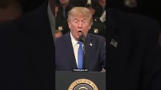 Trump talks Washington D C crime the National Guard during speech at police academy