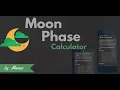 MOON PHASE CALCULATOR - Android App