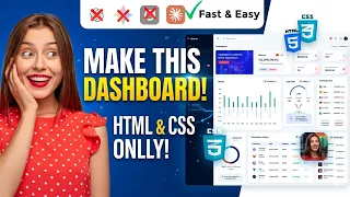 How to Make an Admin Panel Dashboard Website Using HTML CSS with Claude AI