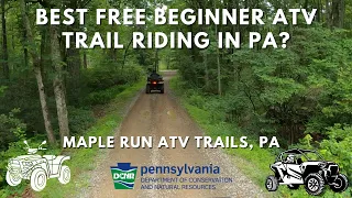 Best Beginner Free ATV Trails in PA - Maple Run PA
