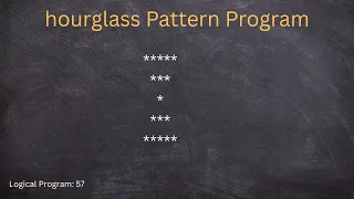 Sandglass star pattern using java hourglass star pattern using java pattern programs