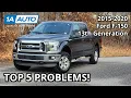Top 5 Problems Ford F-150 Pickup 2015-2020 13th Generation