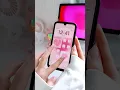 make your homescreen aesthetic pink theme tutorial samsung galaxy