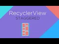 Staggered Recyclerview in android studio