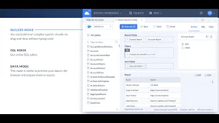 In-Browser SQL Client with Visual Query Builder for your database data warehouse and cloud apps