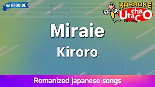 miraie kiroro romaji karaoke with guide 