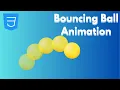 Bouncing Ball Animation with HTML and CSS CSS Animation Tutorial