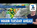 Buffalo Weather Update Warm Tuesday and Storm Chance Tonight