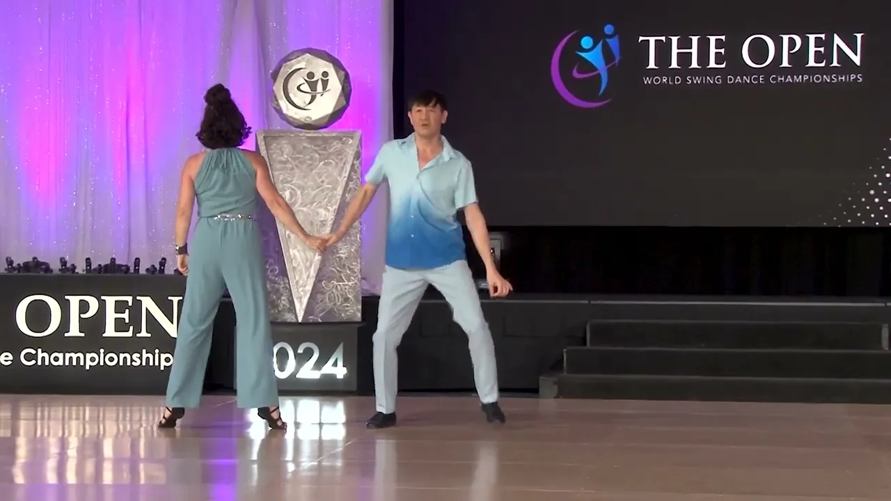 Chris Tuey and Lara Deni - 1st Place Pro-Am Sophisticated - Leader - The Open 2024