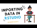 How to import data in RStudio