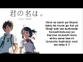 Zenzenzense Lyrics | Kimi No Na Wa | (RADWIMPS)| Movie Version