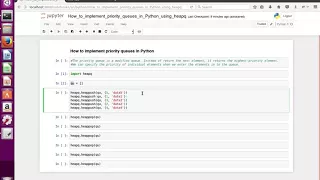 How to implement priority queue in Python