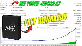 FREE EA Download Abella Scalping Robot Small DD 4 1000 Account to 741K Full Backtest
