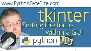 Setting the focus within a Python GUI