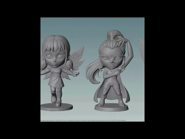  Bloom Winx Club - Free Sample STL | Full 11-Character Bundle on Profile video thumbnail