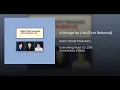 A Design for Life (First Rehersal)