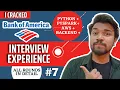 Bank of America Interview Experience BofA Python Interview Questions and Answers Software Eng