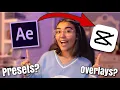 after effects editor tries capcut for the FIRST TIME