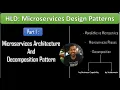 3 Microservices Design Patterns Part1 Introduction and Decomposition Pattern HLD