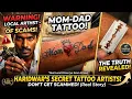 Local Tatoo Artist Of India Making Tattoo From Scratch Without Machine Indian Artist