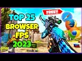 TOP 25 Browser FPS Games 2023 Free No Download Low end