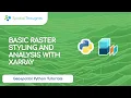 Basic Raster Styling and Analysis with XArray Geospatial Python Tutorials