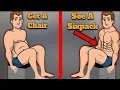 Download Lagu Chair Exercises to Burn Fat \u0026 Build Abs Fast | Lose  Hunging Belly At Home |