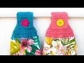 HOW to CROCHET TOWEL HOLDER - Topper for Kitchen Towels by Naztazia