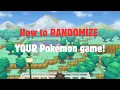 How YOU Can Easily RANDOMIZE Your Pokemon Game On PC Completely FREE TUTORIAL