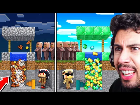 Video Thumbnail: اكتشفنا بئر الأمنيات المطور ونهبنا ثروة القرويين في قرية ماين كرافت !!؟